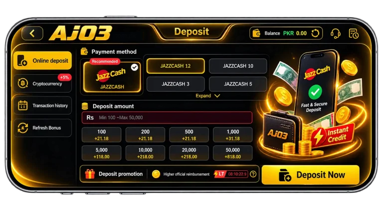 aj03 deposit
