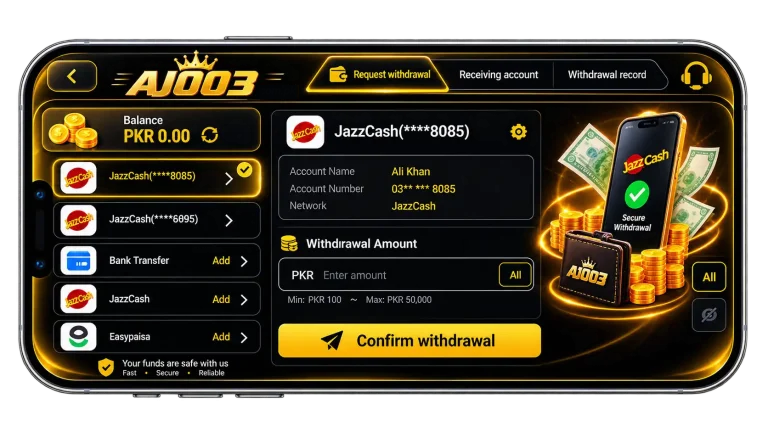 aj03 withdraw